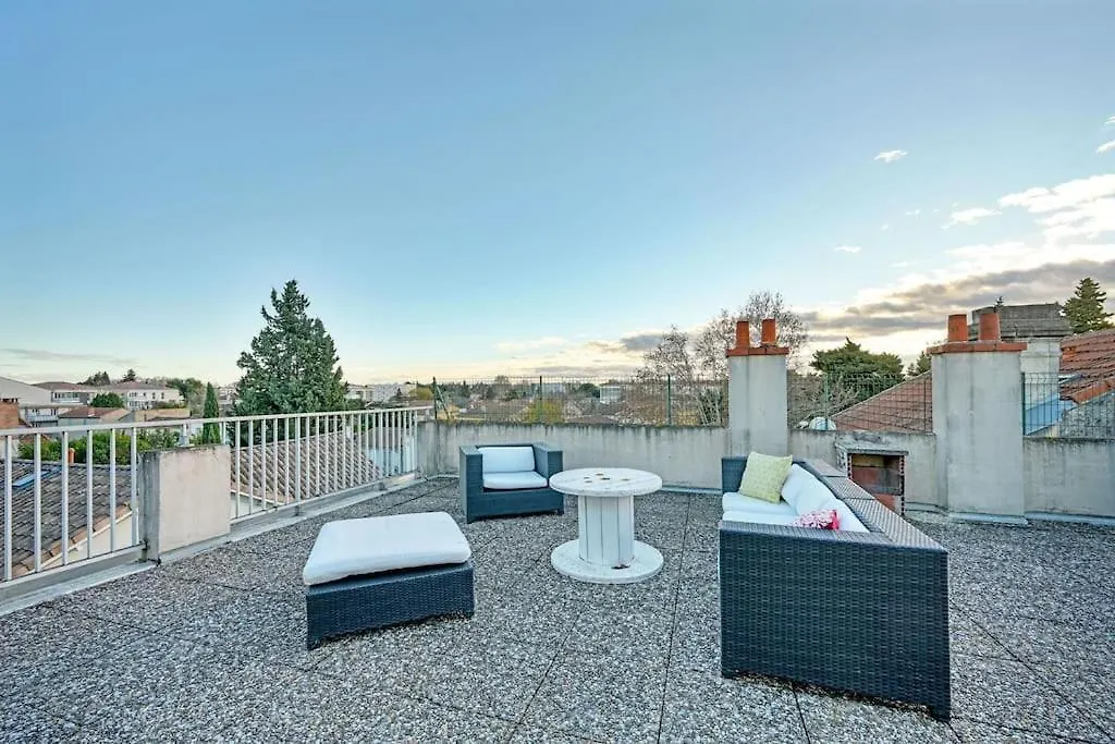 The Rooftop - Ac Clim - Wi-Fi - Parking Gratuit Dans La Rue Avignon France