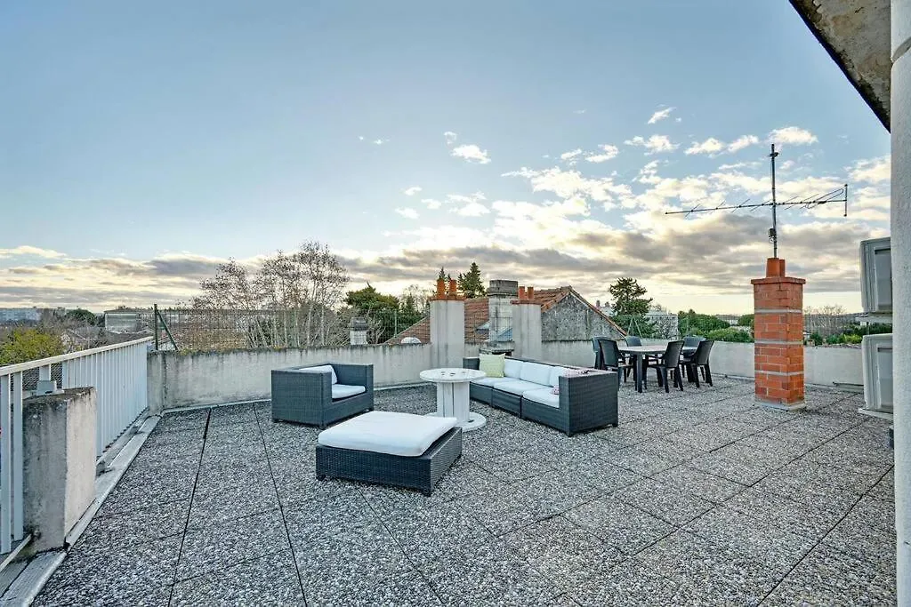 Apartment The Rooftop - Ac Clim - Wi-Fi - Parking Gratuit Dans La Rue Avignon